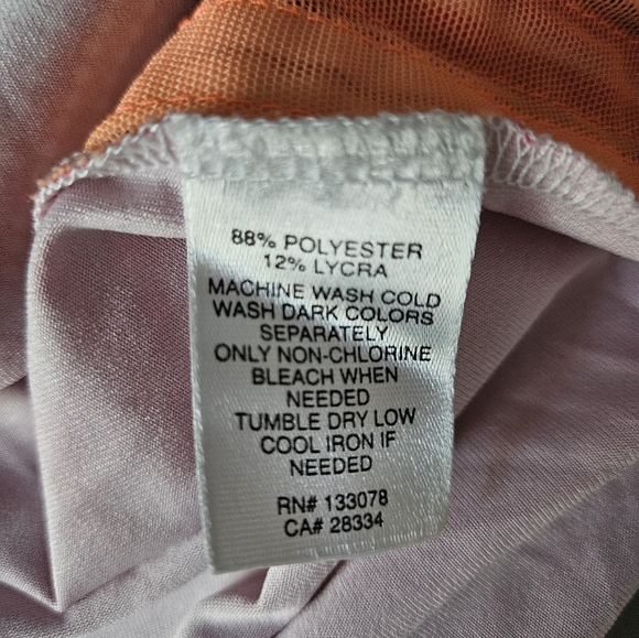 LUCKY IN LOVE Pink Pattern Racerback Tank Top | SZ XL - Picture 8 of 8